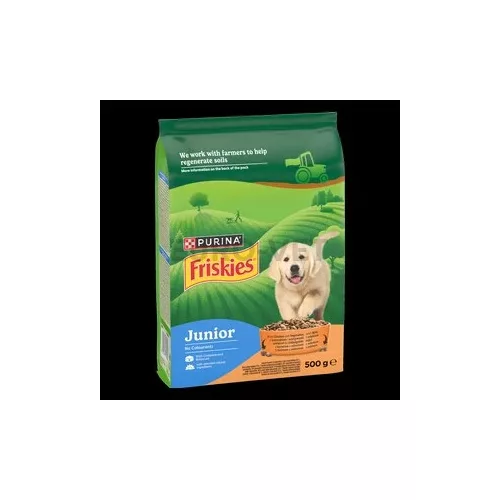 FRISKIES Junior csirkével, zöldségekkel és tejjel száraz eledel kölyökkutyáknak
