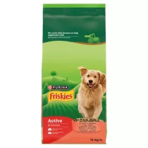   FRISKIES Active marhával és zöldségekkel száraz eledel felnőtt kutyáknak
