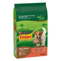   FRISKIES Mini Menu kistestű kutyáknak marhával száraz eledel felnőtt kutyáknak