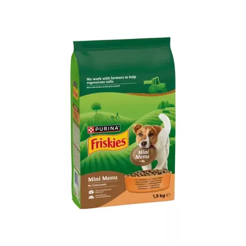 FRISKIES Mini Menu kistestű kutyáknak csirkével száraz eledel felnőtt kutyáknak