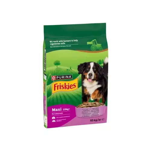 FRISKIES Maxi nagytestű kutyáknak marhával és zöldségekkel száraz eledel felnőtt kutyáknak