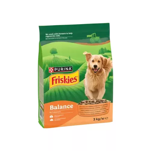 FRISKIES Balance csirkével száraz eledel felnőtt kutyáknak