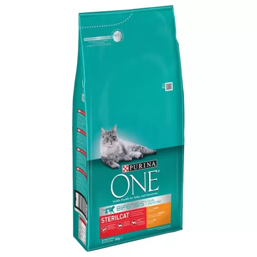 Purina One Adult Sterilcat csirkében és búzában gazdag teljes értékű eledel felnőtt macskáknak 6 kg