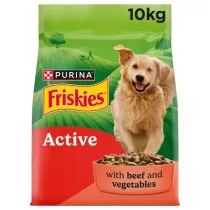   FRISKIES Active marhával és zöldségekkel száraz eledel felnőtt kutyáknak