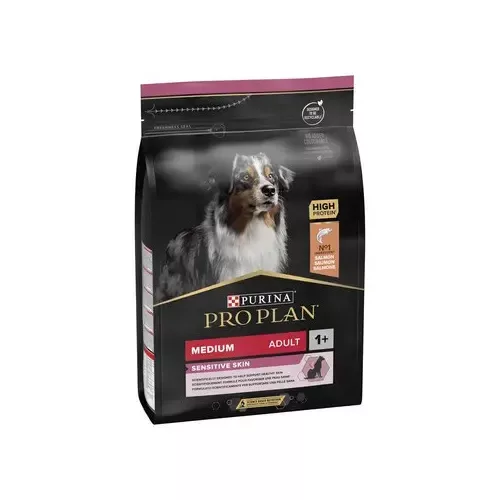 PRO PLAN Medium Adult Sensitive Skin lazacban gazdag száraz kutyaeledel