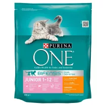   Purina One Junior csirkében gazdag teljes értékű állateledel kölyökmacskák részére 800 g