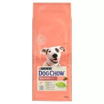 Dog Chow Sensitive száraz kutyaeledel lazaccal 14 kg