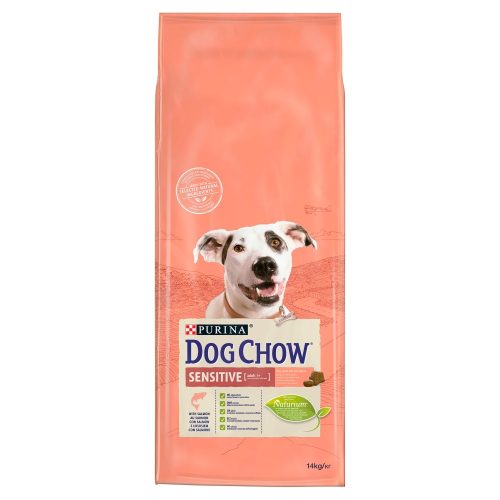 Dog Chow Sensitive száraz kutyaeledel lazaccal 14 kg