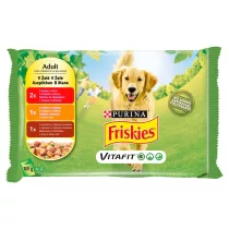   Friskies Vitafit teljes értékű állateledel felnőtt kutyák számára aszpikban 4 x 100 g