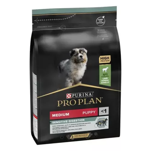 PRO PLAN Medium Puppy Sensitive Digestion bárányban gazdag száraz kölyökkutya eledel 12kg