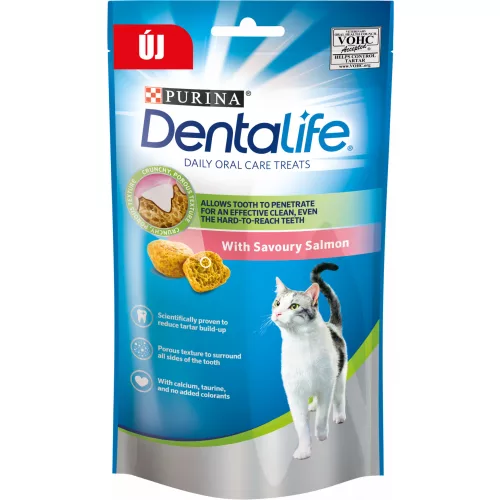 Dentalife fogápoló macskáknak, halas, 40 gr